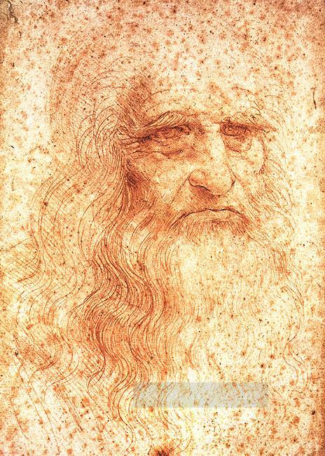 レオナルド・ダ・ヴィンチの自画像油絵